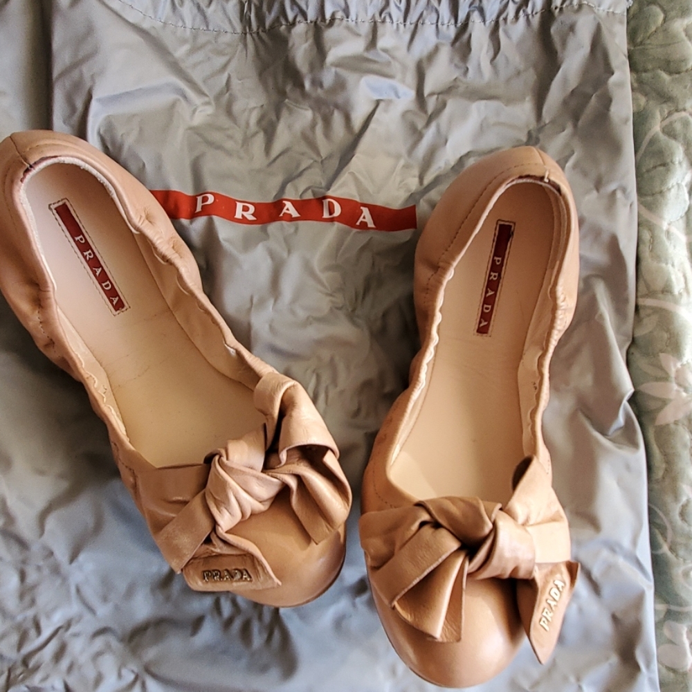 Prada ballet flats